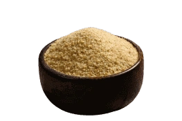 A bowl of white potato granules